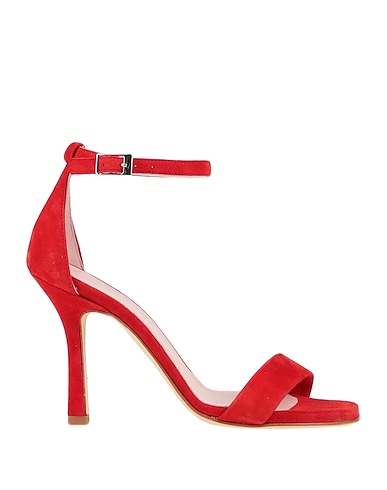 LUCA VALENTINI Sandals Red Leather