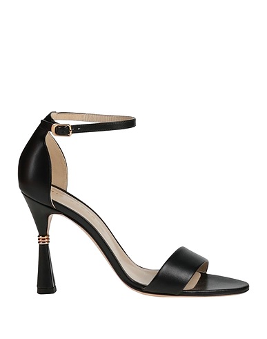 MIA BECAR Sandals Black Leather