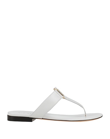 MIA BECAR Flip flops White Leather
