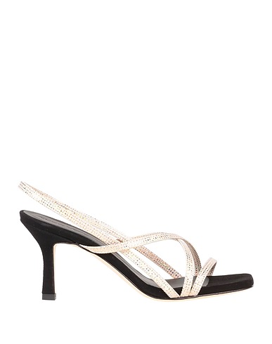 LUCA VALENTINI Sandals Beige Leather