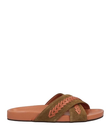 L' AUTRE CHOSE Sandals Military green Leather