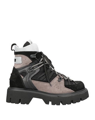 MSGM Stiefelette Schwarz 60% Kalbsleder, 40% Gewebefasern