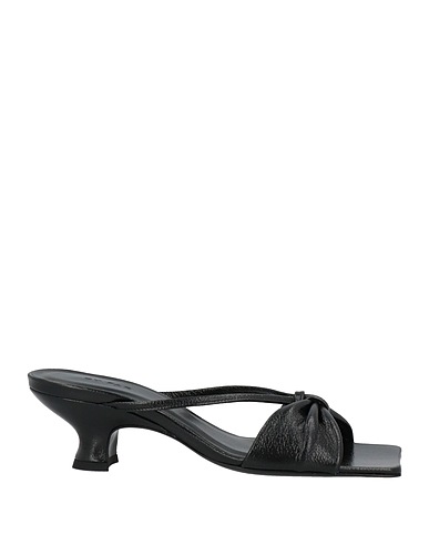 BY FAR Sandals Black Leather