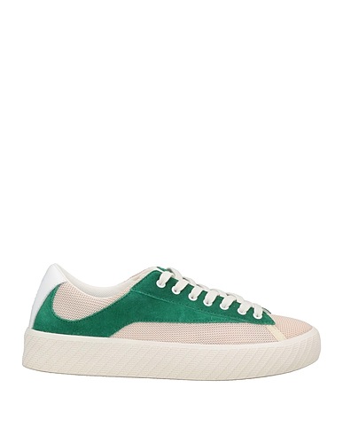 BY FAR Sneakers Beige Leather, Textile fibers