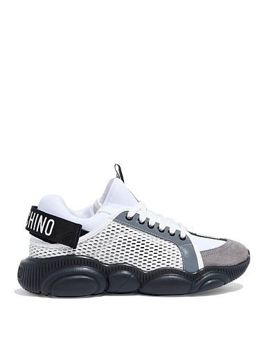 MOSCHINO Sneakers White 100% Textile fibers