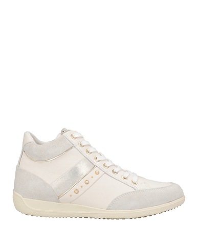 GEOX Sneakers Light grey Leather