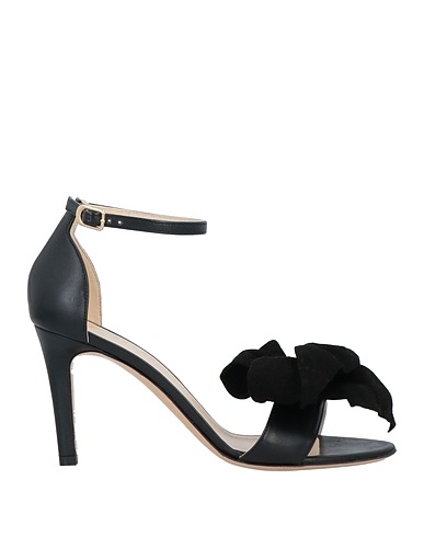 MIA BECAR Sandals Black Leather