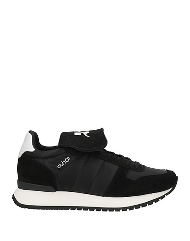 COURRÈGES Sneakers Black Leather, Textile fibers