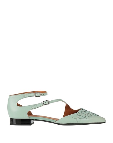 GEOX Ballet flats Sage green Sheepskin