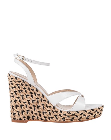 MIA BECAR Espadrilles White Leather