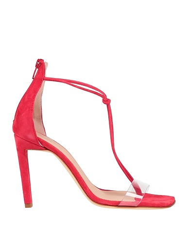 LUCA VALENTINI Flip flops Red Leather