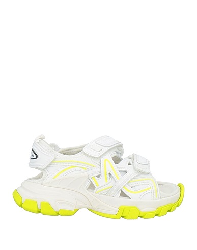 BALENCIAGA KIDS Sandali Bianco Fibre tessili, Materiale sintetico