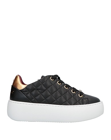 ED PARRISH Sneakers Schwarz Leder, Andere Fasern