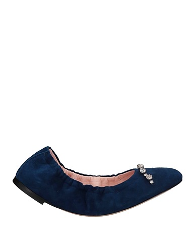 LANCEL Ballet flats Bright blue Leather