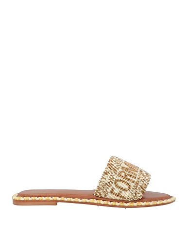 DE SIENA Sandals Off white Textile fibers