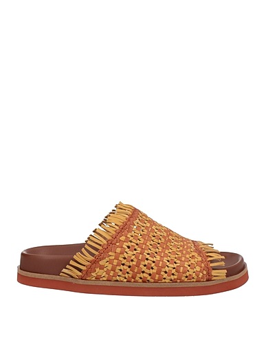 PAS DE ROUGE Sandals Tan Leather