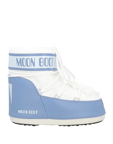 MOON BOOT Ankle boot Azure Nylon, Textile fibers