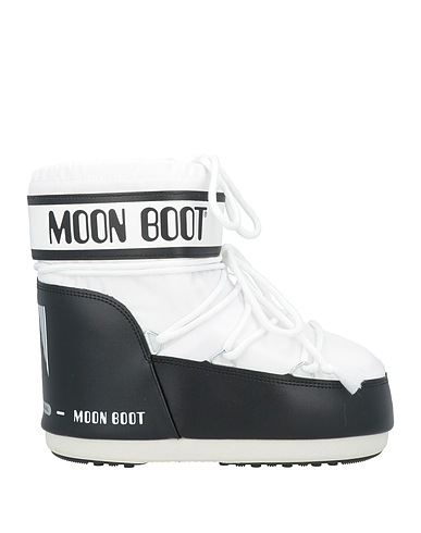 MOON BOOT Stiefelette Weiß Nylon, Gewebefasern