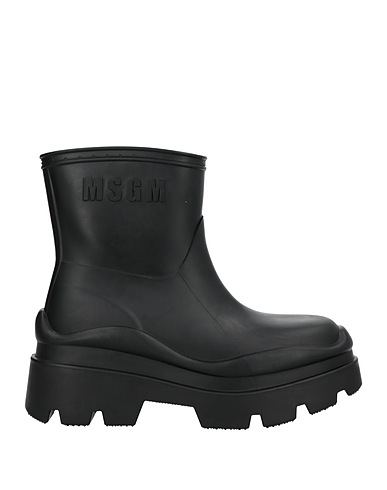 MSGM Stivaletti Nero Gomma