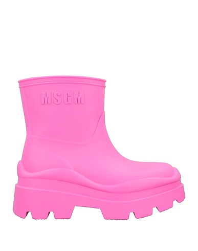 MSGM Ankle boot Fuchsia Rubber