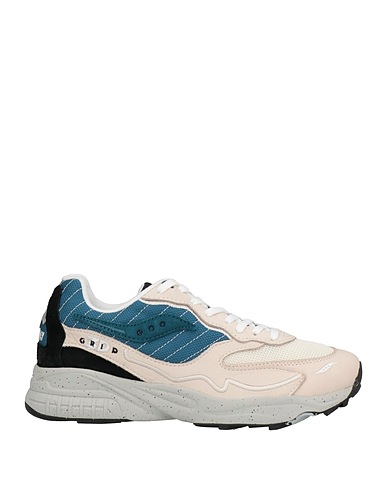 SAUCONY Sneakers Vert pétrole Fibres textiles, Cuir