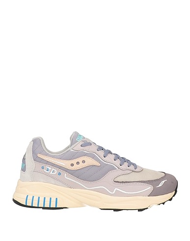 SAUCONY Sneakers GRIGIO CHIARO Textile fibres, Leather