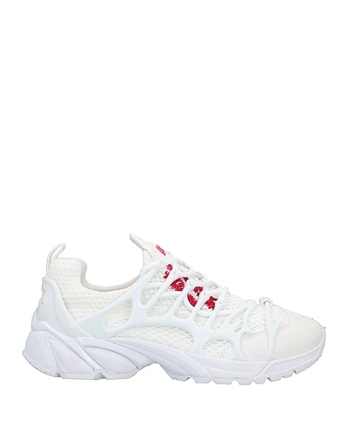 44 LABEL GROUP Sneakers Blanco Fibras textiles, Cuero