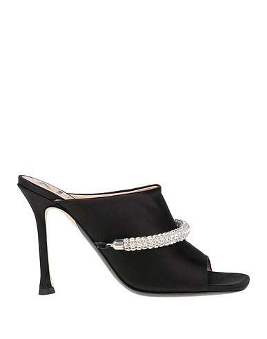 N°21 Sandals Black Textile fibers