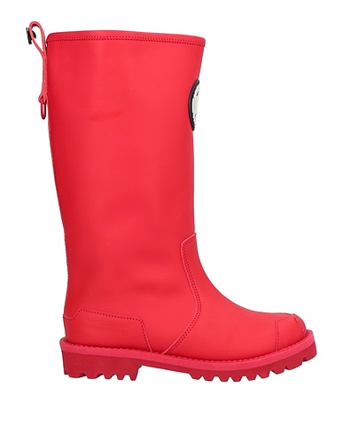 DOLCE&GABBANA Stivali Rosso Pelle di vitello