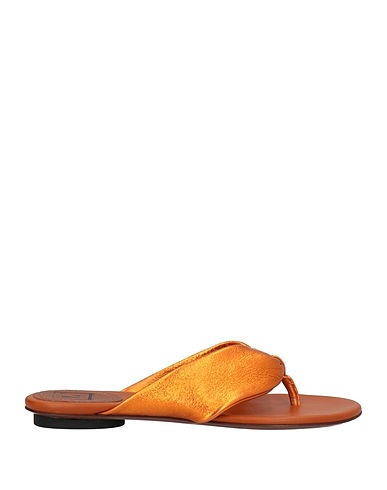 L' AUTRE CHOSE Flip flops Copper Leather