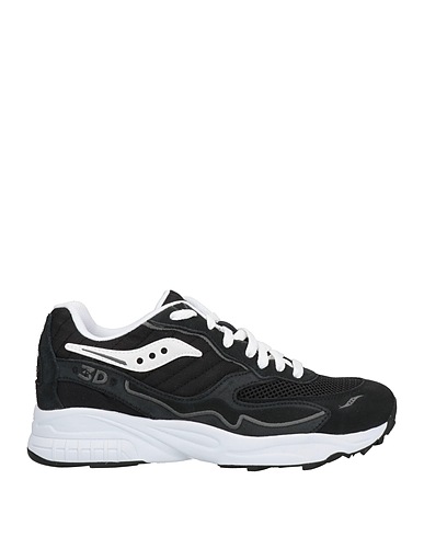 SAUCONY Sneakers Black Soft Leather, Textile fibres