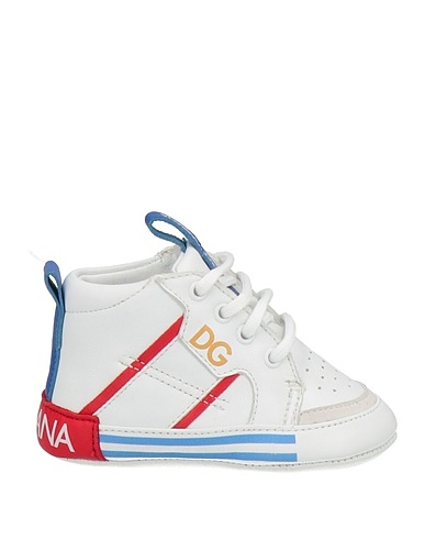 DOLCE&GABBANA Scarpe neonato Bianco Pelle