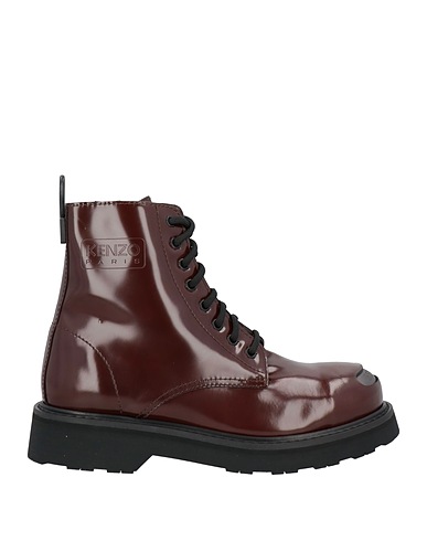 KENZO Ankle boot Chocolate brown Leather