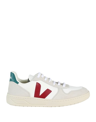 VEJA Sneakers V-10  Blanco Fibras textiles, Cuero