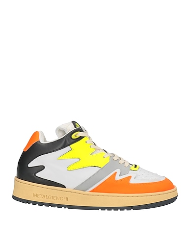 METAL GIENCHI Sneakers Orange Leather
