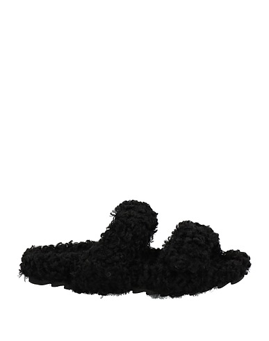 GIA BORGHINI Sandali Nero Fibre tessili