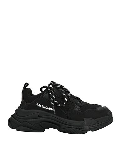BALENCIAGA KIDS Sneakers Black Textile fibers, Rubber