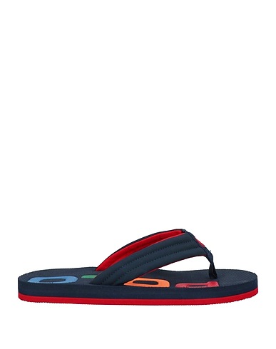 POLO RALPH LAUREN Infradito Blu notte Altre Fibre