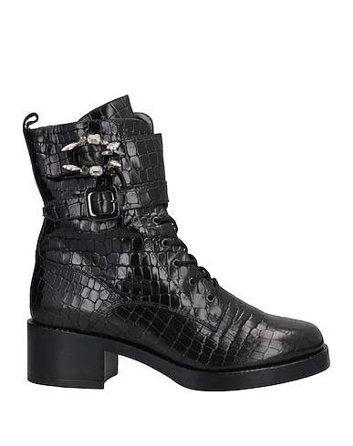 PAOLA FERRI Ankle boot Black Leather
