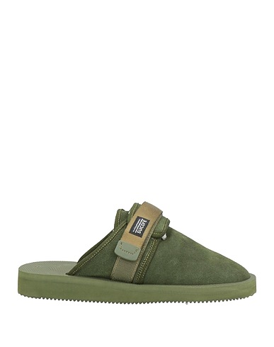 SUICOKE Mules and clogs Green 100% Textile fibres