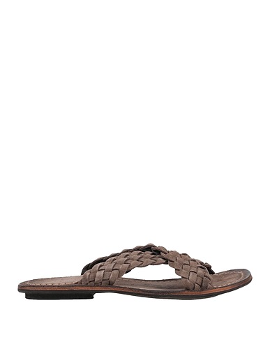 MENGOTTI Sandali Khaki Pelle