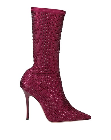 GEDEBE Boots Burgundy Textile fibres