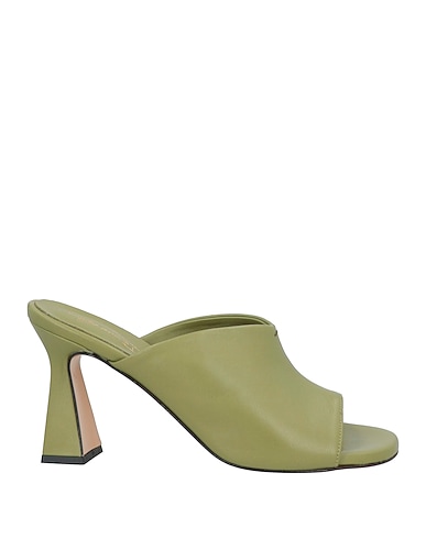 BIANCA DI Sandals Sage green Leather