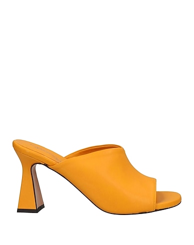 BIANCA DI Sandals Yellow Leather