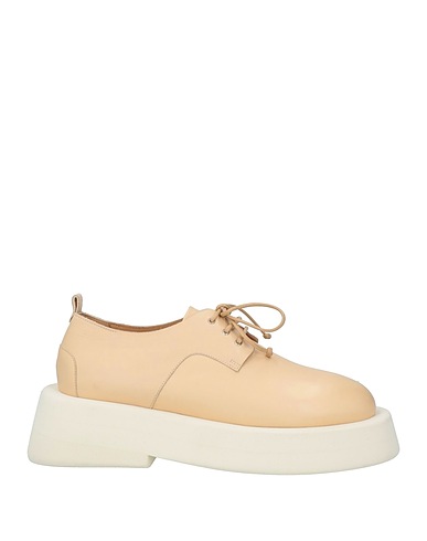 MARSÈLL Laced shoes Beige Calfskin