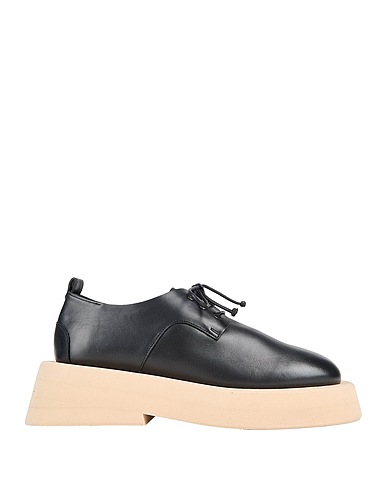 MARSÈLL Laced shoes Black Calfskin