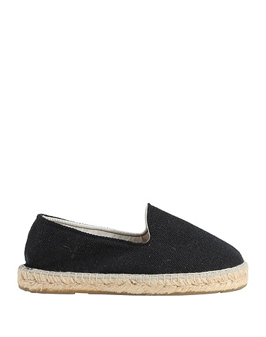 MANEBÍ Espadrilles Black Textile fibres
