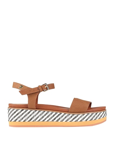 GIOSEPPO Sandals Brown Textile fibers