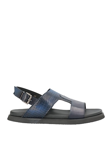 ATTIMONELLI'S Sandals Midnight blue Calfskin