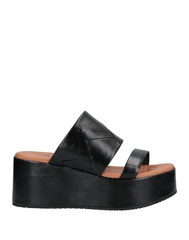 CARMENS Sandals Black Leather
